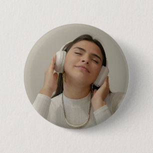 Custom Full Photo Modern  2 Inch Round Button
