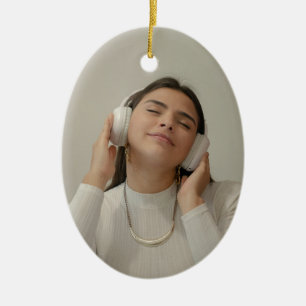 Custom Full Photo Modern Ceramic Ornament