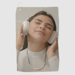 Custom Full Photo Modern  Golf Towel