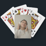 Custom Full Photo Modern Playing Cards<br><div class="desc">Custom Full Photo Modern Playing Cards</div>