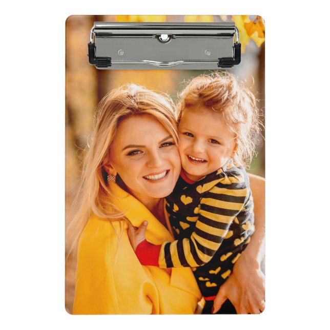 Custom Full Photo Personalized Picture Mini Clipboard (Front)