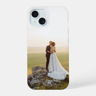 Custom Full Photo Wedding Couple Anniversary iPhone 15 Case