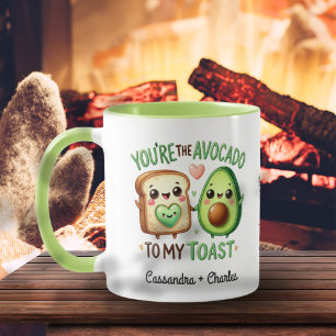 Custom Fun Couples "Avocado to My Toast" Mug