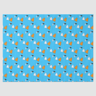 Custom Fun Cute Animals Birthday Tissue Paper