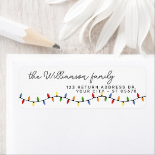 Custom Fun Festive Party String Lights Pattern