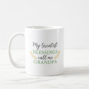 Custom Fun Grandfather Quote Text Coffee Mug
