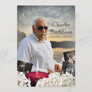 Custom Funeral Program memorial Service Obituary