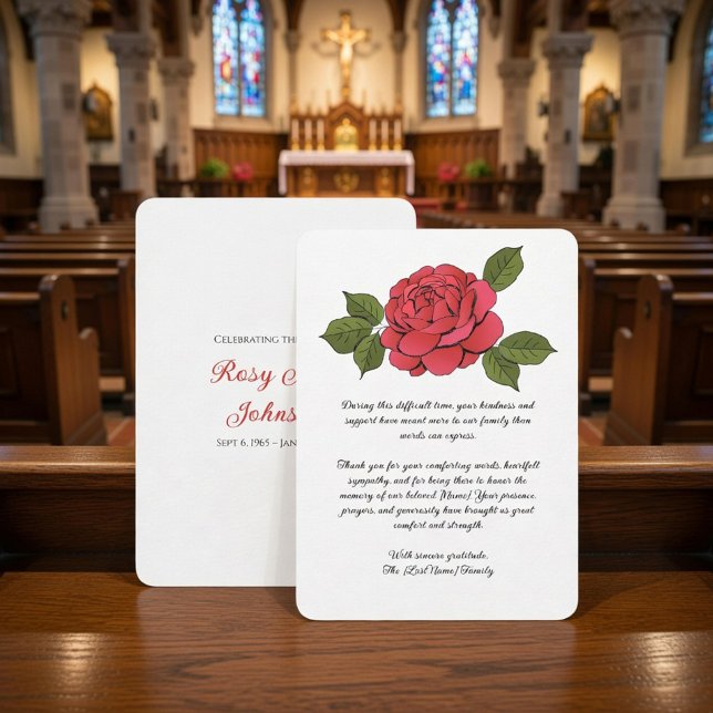 Custom Funeral Thank You Card (Creator Uploaded)
