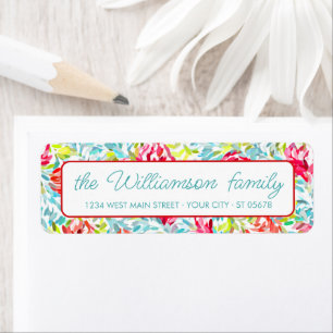 Custom Funky Summer Colours Paint Splatter Pattern