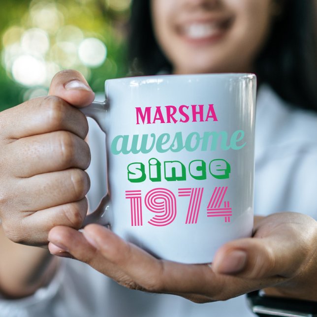 Custom Funny 50th birthday quote coffee mug (Creator Uploaded)