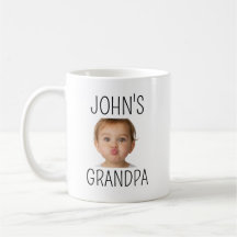 Custom Funny Baby Photo Grandpa Mug | Personalized