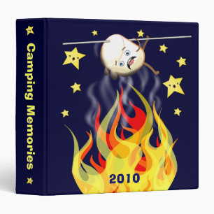 Custom Funny Camping  Marshmallow Binder