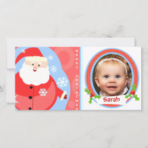 Custom Funny Children's Christmas Photo Card