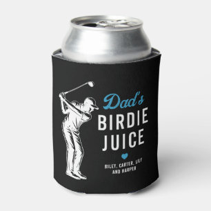 Custom Funny Dad’s Birdie Juice Golf Can Cooler