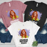Custom Funny Face Picture Birthday Party Matching<br><div class="desc">Make your birthday celebration unforgettable with our Custom Funny Face Picture Birthday Party Matching Tri-Blend Shirt. Perfect for adding a touch of humour and personalization to your party, this shirt features a custom face design that’s sure to make everyone smile. Whether it's your face or a friend’s, the high-quality print...</div>
