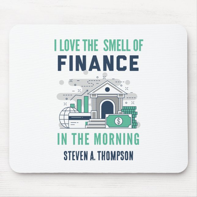 Custom Funny Finance Magnet Mouse Pad (Front)