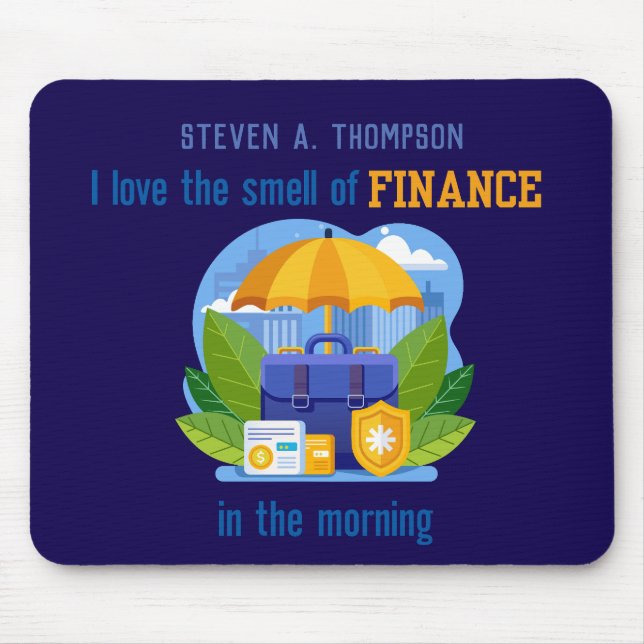 Custom Funny Finance  Mouse Pad (Front)
