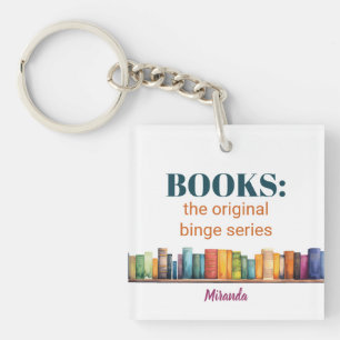 Custom Funny Friendship Reading Book  Keychain