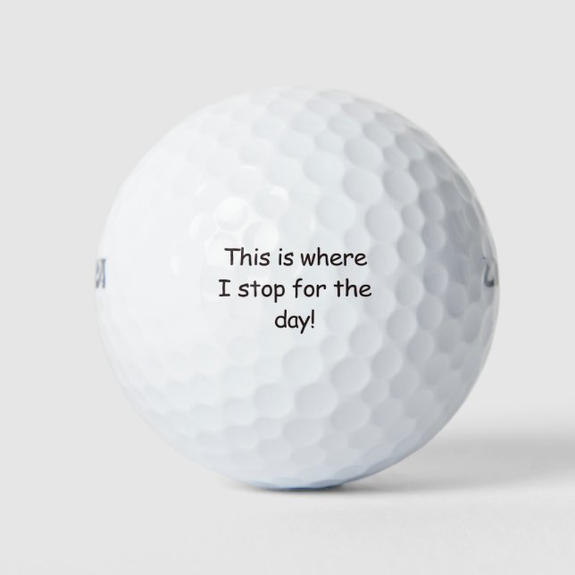 Custom Funny Golf Ball for Every Golfer (Front)