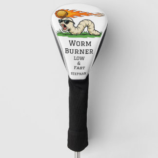 Custom Funny Golf Worm Burner Headcover Low & Fast
