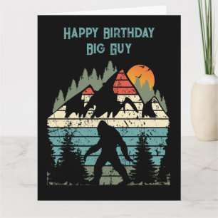 Custom Funny Happy Birthday Mens Card