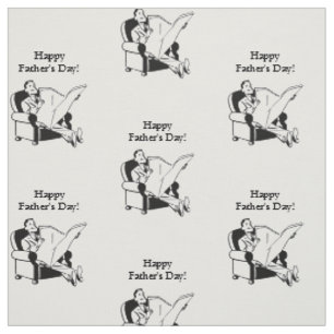 Custom Funny Happy Fathers Day Fabric Cotton