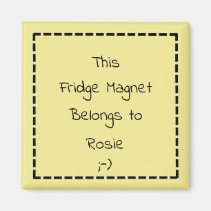 Custom Funny Personalized Fridge Magnet