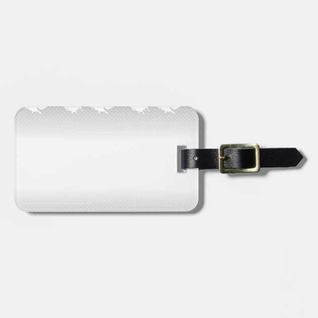 Custom Funny Personalized Gift Bags Luggage Tag (Front Horizontal)