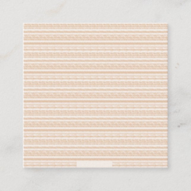 Custom Funny Personalized Gift Bags Square Business Card (Front)