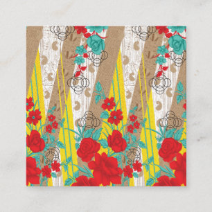 Custom Funny Personalized Gift Bags Square Business Card