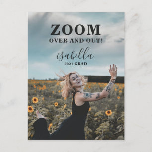 Custom Funny Photo Graduation Announcement Postcard