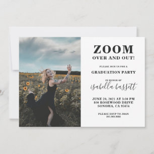 Custom Funny Quote Photo Graduation Invitation