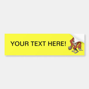 Custom Funny Sasquatch Bumper Sticker