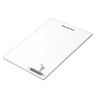Custom Funny Saxophone Notepad