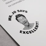 Custom Funny Teacher Photo  Excellent Self-inking Stamp<br><div class="desc">Celebrate student success with this positive and personalized self-inking stamp! Featuring a custom photo,  it’s a fun way to provide encouraging feedback. Upload a clear headshot for best results. Perfect for teachers of all grades and subjects.</div>