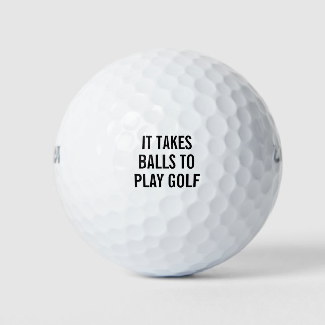 Custom Funny Text Message Golf Balls (Front)
