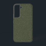 Custom Galaxy S22 Case – Moss Green Speckle<br><div class="desc">Make an impact with understated elegance. This customizable Samsung Galaxy S22 case in a deep moss green speckle finish brings texture, depth, and style to your everyday essentials. The speckled noise effect adds a tactile, professional edge — ideal for everything from high-end client gifts to large-scale promo drops. With the...</div>