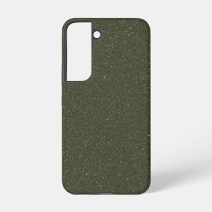Custom Galaxy S22 Case – Moss Green Speckle