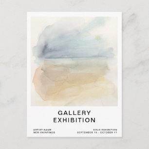 Custom Gallery Exhibition Invitation Template