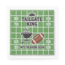 Custom Game Day Football Tailgate Party Paper Napk