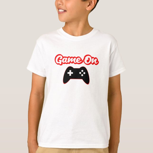 Custom Gamer Shirt - Personalized Video Game Tee (Front)