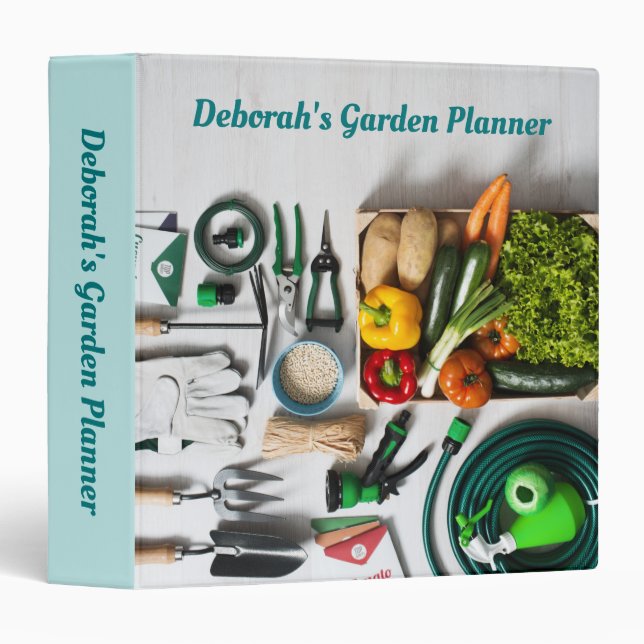 Custom Garden Planner Binder (Front/Spine)