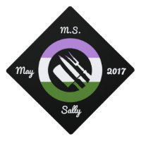 Custom Genderqueer Pride Colours Culinary Arts