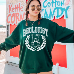 Custom Geology Graduation Est 2024 College Sweatshirt