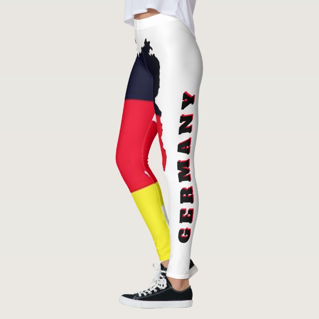 Custom Germany, Flag of Germany | GDR German Flag  Leggings (Left)