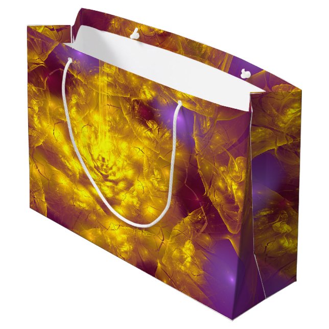 Custom Gift Bag - Large, Glossy (Back Angled)