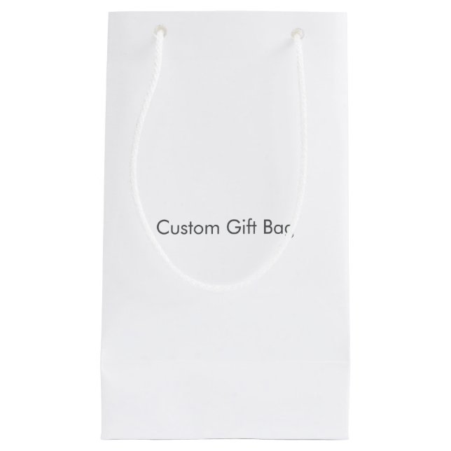 Custom Gift Bag - Small, Glossy (Front)