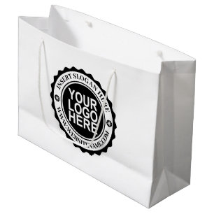 Custom Gift Bag with Your Company Logo Large