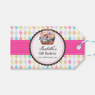 Custom Gift Basket Business Gift Tags