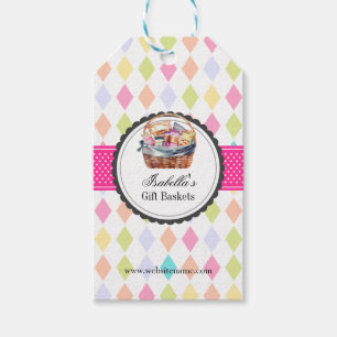 Custom Gift Basket Business Tags